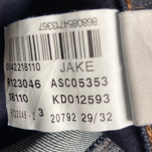 Mavi Jake slim Skinny leg dark wash jeans - Picture 11 of 11